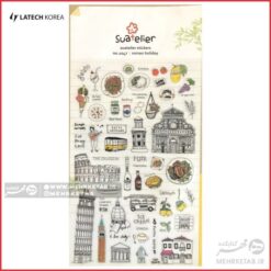 استیکر لاتک طرح ایتالیا  Latech Sticker