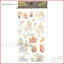 استیکر لاتک طرح بانوی برفی  Latech Sticker