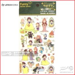 استیکر لاتک طرح بانوی زمستان