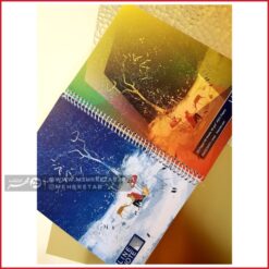 دفتر وزیری لاین نوت طرح عاشقانه های زمستان