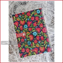 دفتر وزیری لاین نوت طرح گل های وحشی