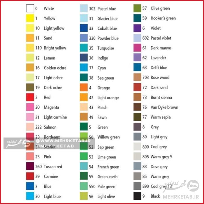 مداد رنگی کارات تک رنگ استدلر Staedtler Karat Aquarell Pencil - تصویر 4