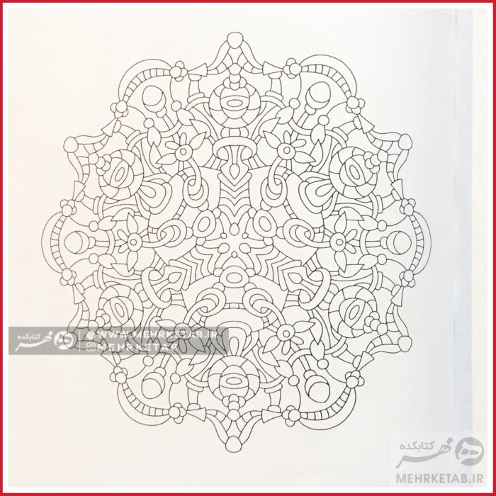 کتاب رنگ آمیزی بزرگسالان رنگ آرامش - تصویر 3