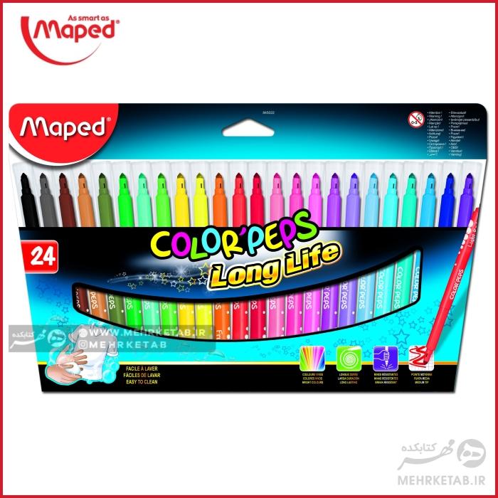 ماژیک 24 رنگ مپد