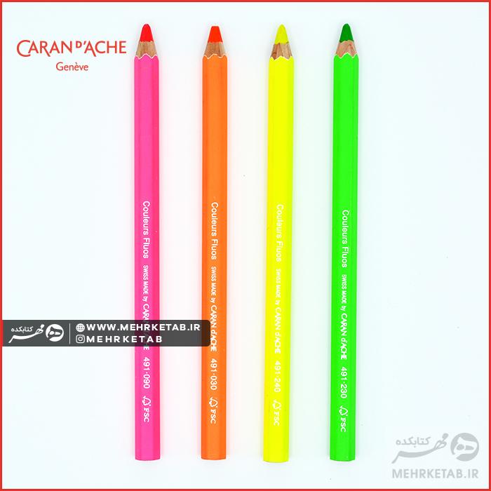 مداد هایلایتر کرن داش Caran d'Ache Highlighter Jumbo - تصویر 4
