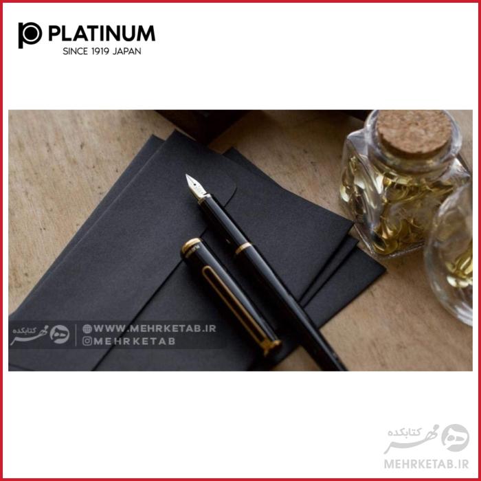 خودنویس پلاتینیوم مدل پی تی ال  5000 با نوک با روکش از جنس طلای 14 عیار Platinum ptl-5000  Fountain pen - تصویر 3