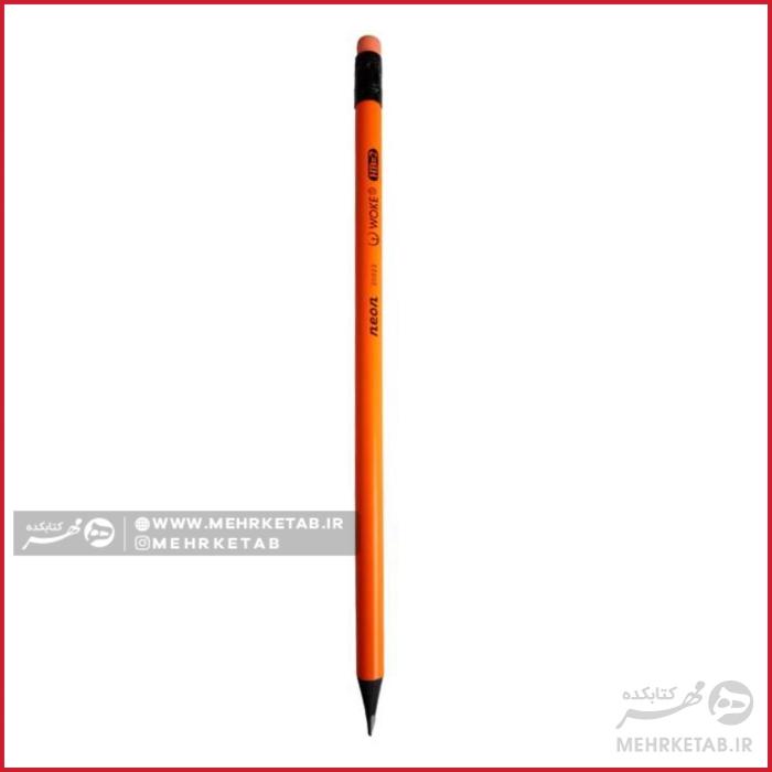 مداد مشکی پاک کن دار بلک وود نئون ووک - تصویر 2