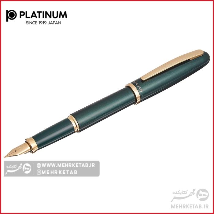 خودنویس پلاتینیوم مدل پی جی بی 3000 با نوک با روکش از جنس طلای 14 عیار Platinum pgb-3000  Fountain pen - تصویر 2