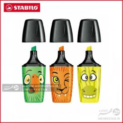 هایلایتر مینی استابیلو بسته سه عددی STABILO 3 mini BOSS ORIGINAL funnimals