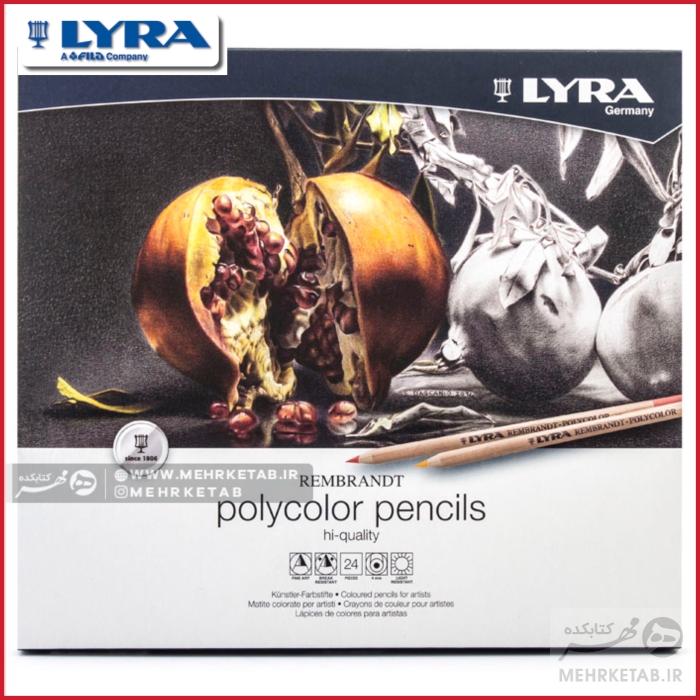 مداد رنگی حرفه ای لیرا72 رنگ  lyra REMBRANDT Poly Color Pencils-72 - تصویر 4