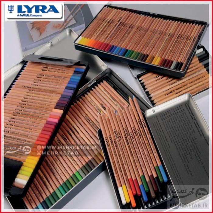 مداد رنگی حرفه ای لیرا72 رنگ  lyra REMBRANDT Poly Color Pencils-72 - تصویر 3