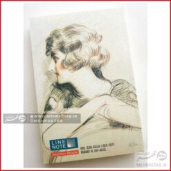 دفتر طراحی A5 طرح دختر جوان