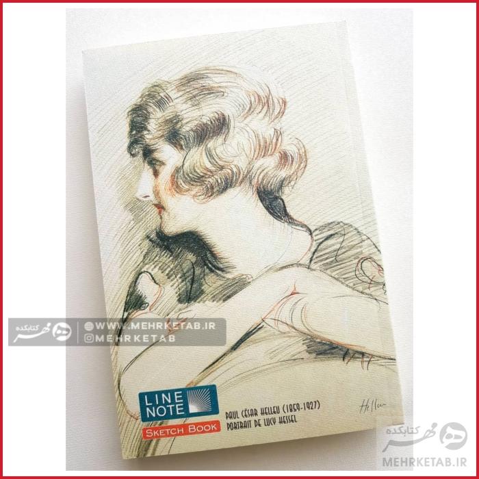 دفتر طراحی A5 طرح دختر جوان