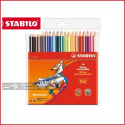 مداد رنگی 18 رنگ سه گوش استابیلو  Stabilo Trio jumbo Colour Pencils set of 18