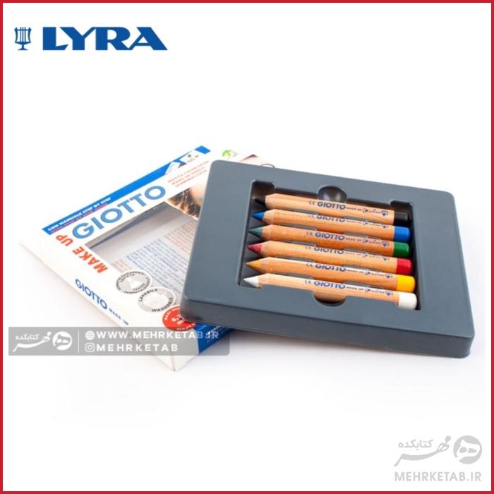 مداد گریم 6 رنگ جیوتو رنگ های اصلی Giotto Cosmetic Pencils Set of Classic - تصویر 2