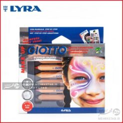 مداد گریم 6 رنگ جیوتو رنگ های متالیک Giotto Cosmetic Pencils Set of metal