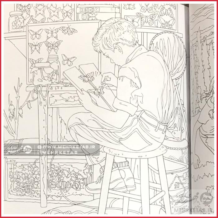 کتاب رنگ آمیزی بزرگسالان روزهای زندگی - تصویر 2