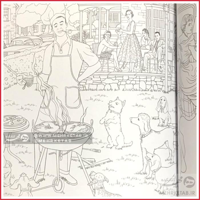 کتاب رنگ آمیزی بزرگسالان روزهای زندگی - تصویر 4