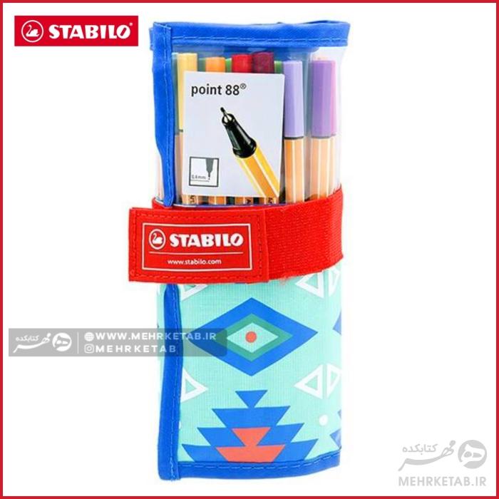 روان نویس نوک نمدی استابیلو ۲۵ رنگ طرح جدید