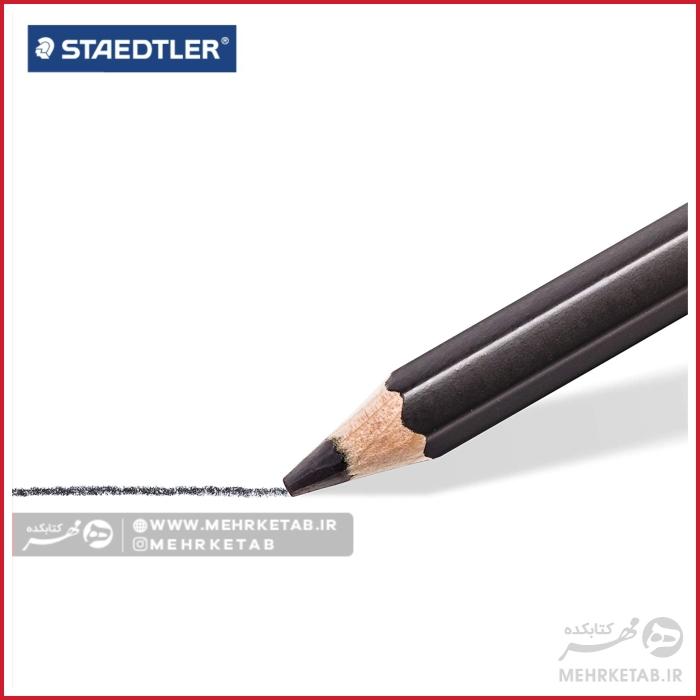 مداد طراحی استدلر سری مارس لوموگراف بدنه مشکی Staedtler Mars Lumograph - تصویر 2