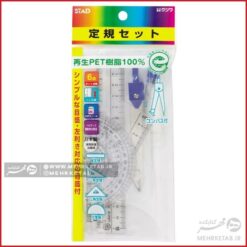 ست پرگار و خط کش و گونیا و نقاله کوتساوا Kutsuwa COMPASS SET