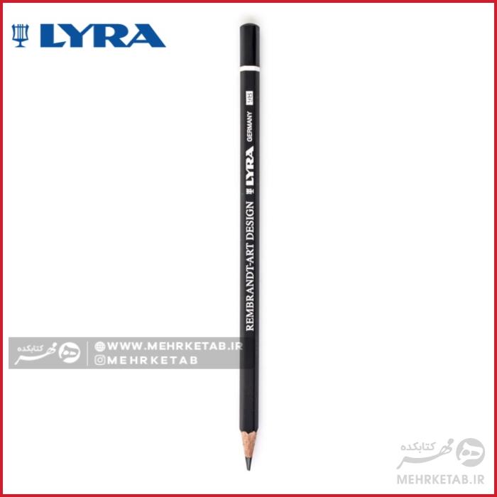 مداد طراحی 9B لیرا مدل  رامبراند Lyra Rembrandt Art Design Graphite Pencil - 9B