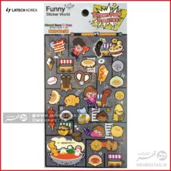 استیکر لاتک طرح فوت کورت