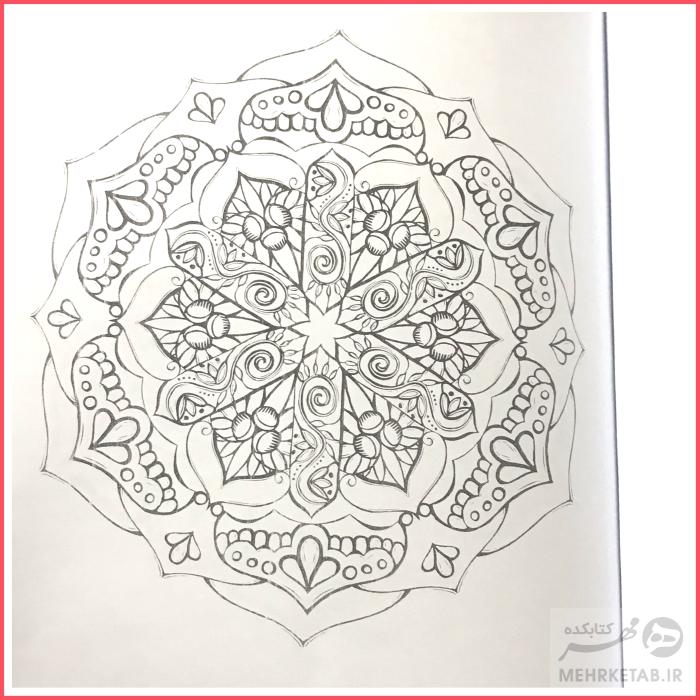 کتاب رنگ آمیزی بزرگسالان نمادها - تصویر 2