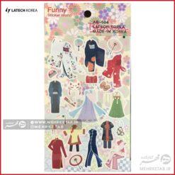 استیکر لاتک طرح لباس سنتی ژاپن