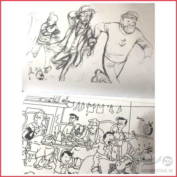 کتاب رنگ آمیزی بزرگسالان تن تن - تصویر 4