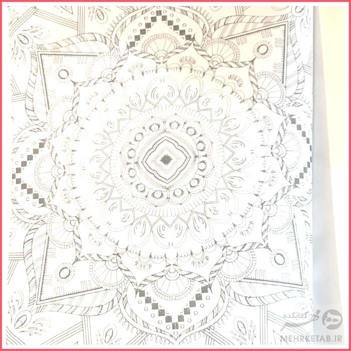 کتاب رنگ آمیزی بزرگسالان رنگ آمیزی ماندالا - تصویر 2