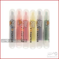 ماژیک علامت گذار 6 رنگ پنتر مدل I Love Panter