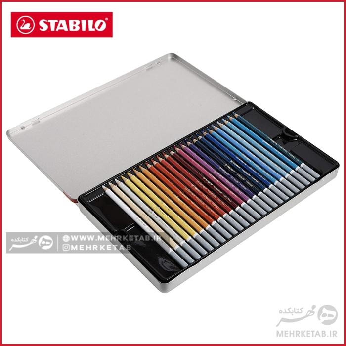 مداد رنگی 60 رنگ پاستل-گچی استابیلو  Stabilo Carbothello Pastel Pencil, 60-Color Set - تصویر 3