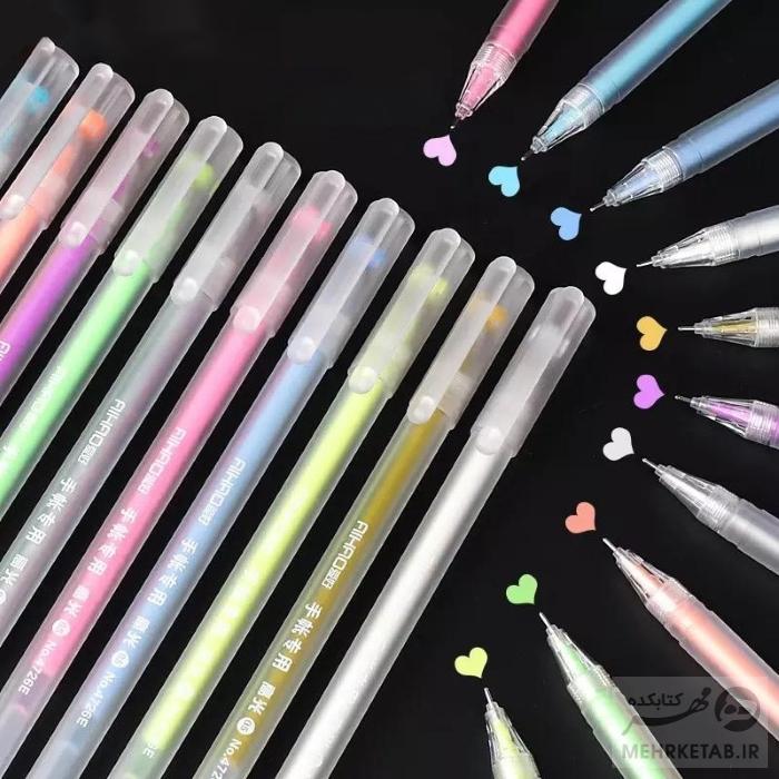 روان نویس مون لاین آهایو ده رنگ aihao moonlight pens set of 10