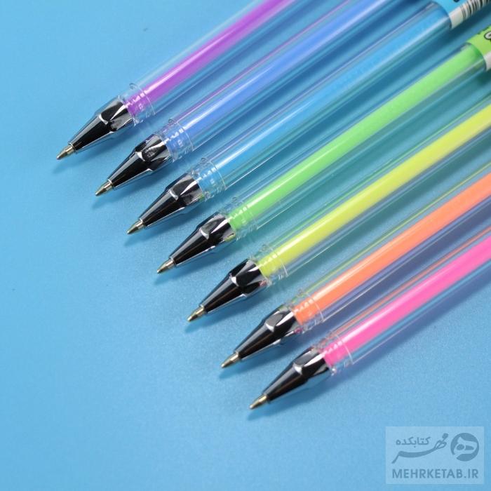 روان نویس مون لاین آهایو هفت رنگ aihao moonlight pens set of 7 - تصویر 3