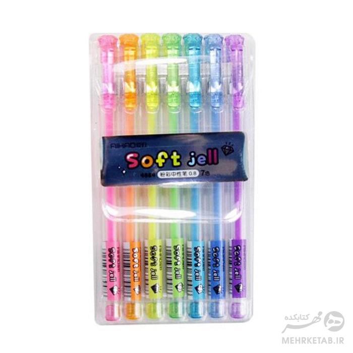 روان نویس مون لاین آهایو هفت رنگ aihao moonlight pens set of 7 - تصویر 2