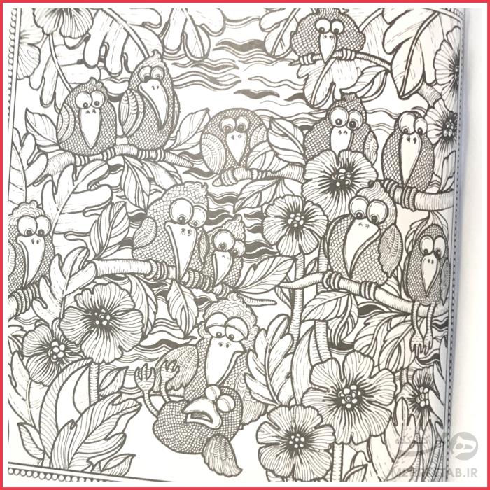 کتاب رنگ آمیزی بزرگسالان رنگ المثل - تصویر 4