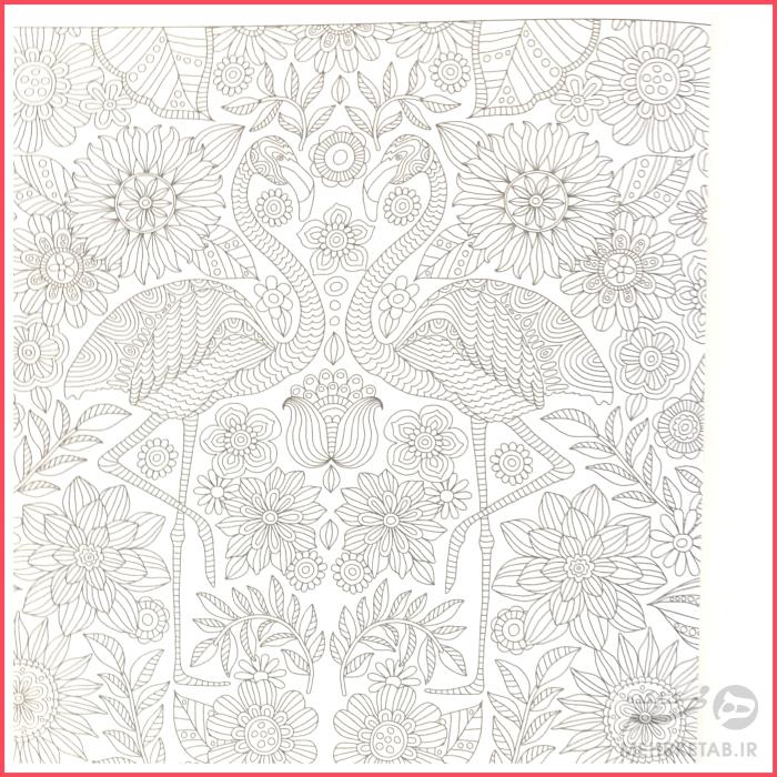 کتاب رنگ آمیزی بزرگسالان ضد استرس زوتراپی - تصویر 4
