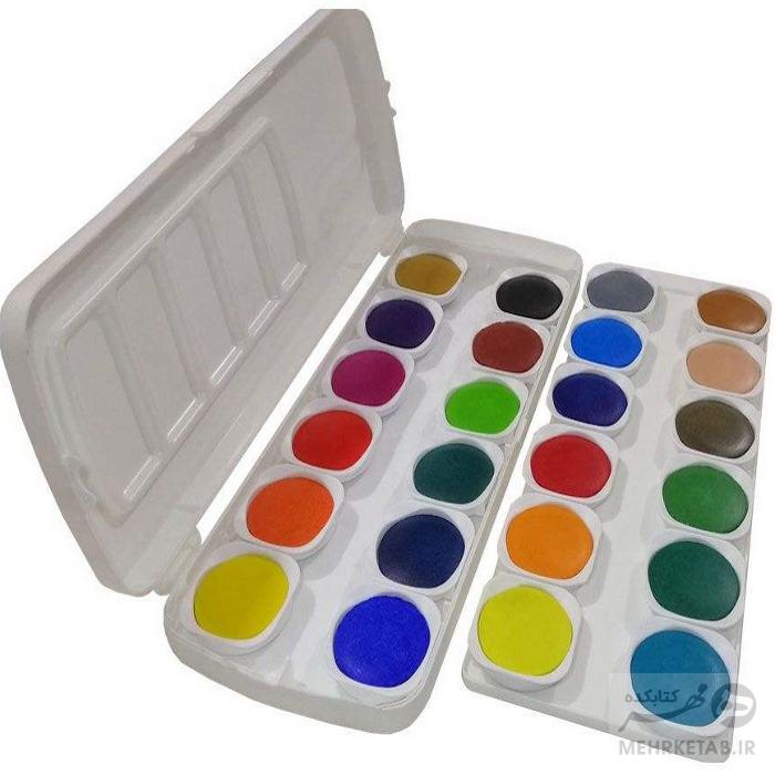 آبرنگ 24 رنگ آنگورا سری ترنسپرنت Angora transparent watercolour set of 24 - تصویر 5