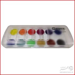 آبرنگ 12 رنگ آنگورا سری اپاک Angora opaque watercolour set of 12