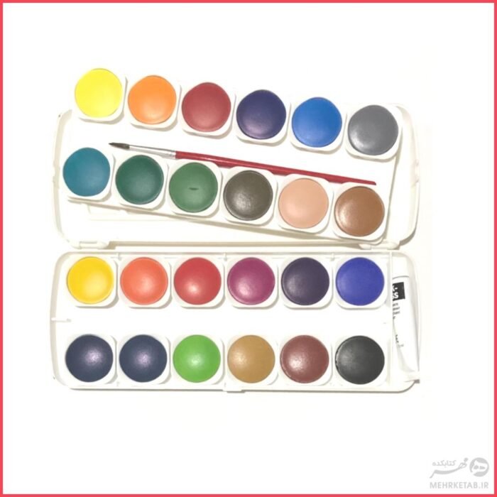 آبرنگ 24 رنگ آنگورا سری ترنسپرنت Angora transparent watercolour set of 24