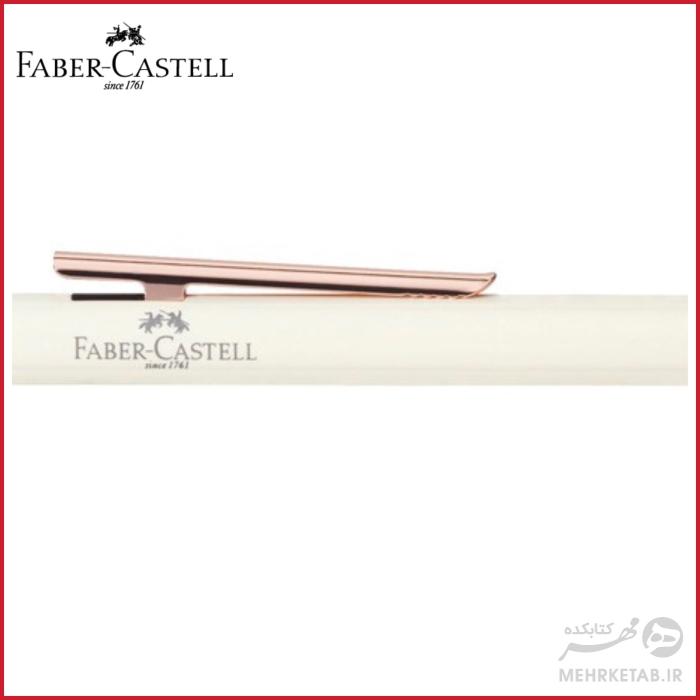 خودنویس نیو اسلیم عاجی رز گلد فابر کاستل Faber-Castell Fountain pen Neo Slim Ivory, Rose Gold Chrome - تصویر 2
