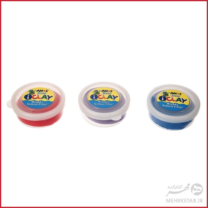 خمیر بازی و مجسمه سازی  6 رنگ آموس مدل IClay Bakery Kit-18p6-bk - تصویر 4