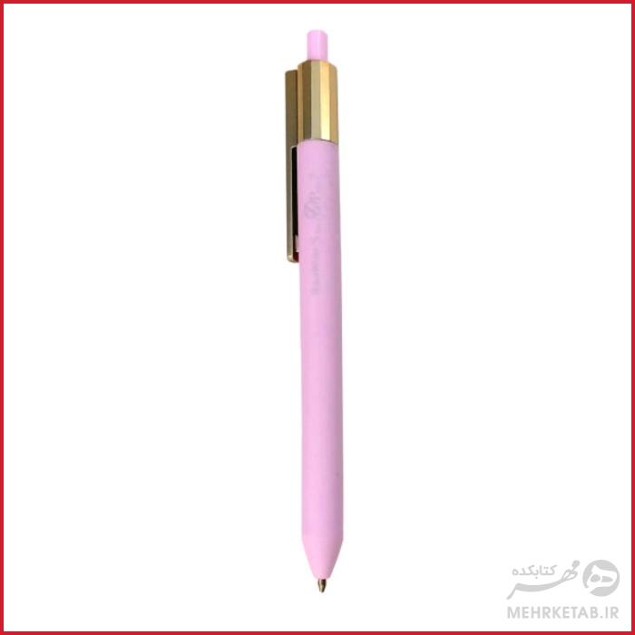 خودکار فشاری با رنگ بدنه پاستلی مدل SMART PRINCE- ROSE WRITE