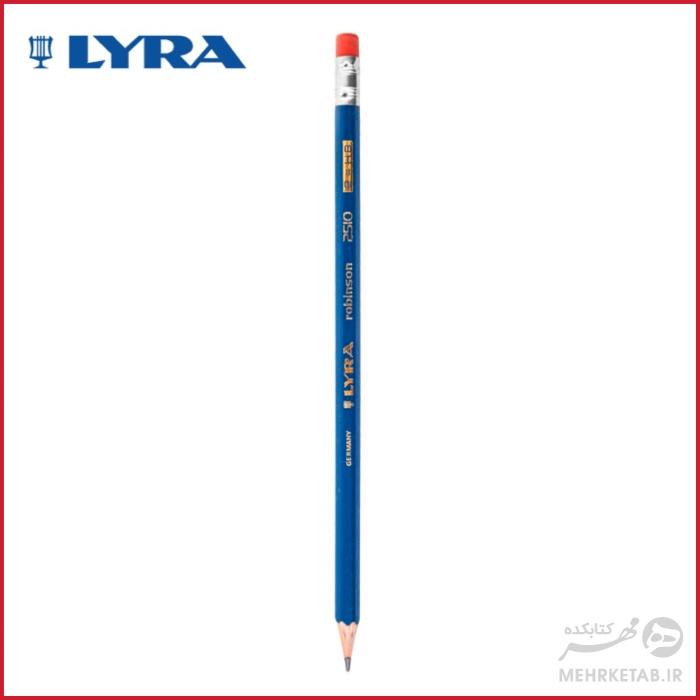 مداد مشکی پاک کن دار لیرا