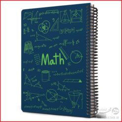 دفتر وزیری جلد سخت طرح فرمول های ریاضی مدل 2021