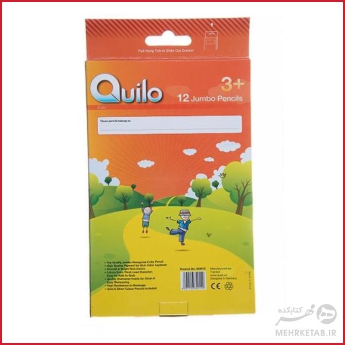مداد رنگی 12 رنگ جامبوی کوییلو - تصویر 2