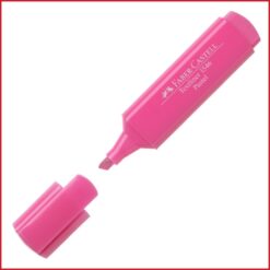 هایلایتر پاستلی فابر کاستل سری 46 تکست لاینر Faber-Castell Textliners 46 Pastel Highlighter - صورتی
