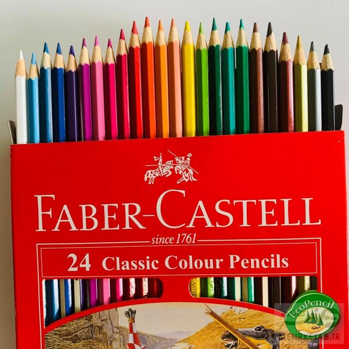 مداد رنگی ۲۴ رنگ فابر کاستل Faber Castell - تصویر 2