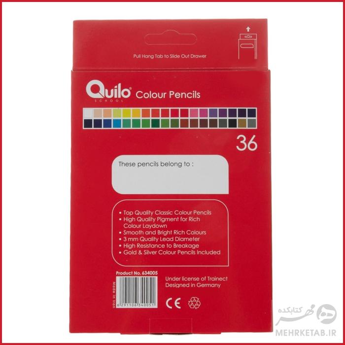 مداد رنگی 36 رنگ کوییلو - تصویر 4